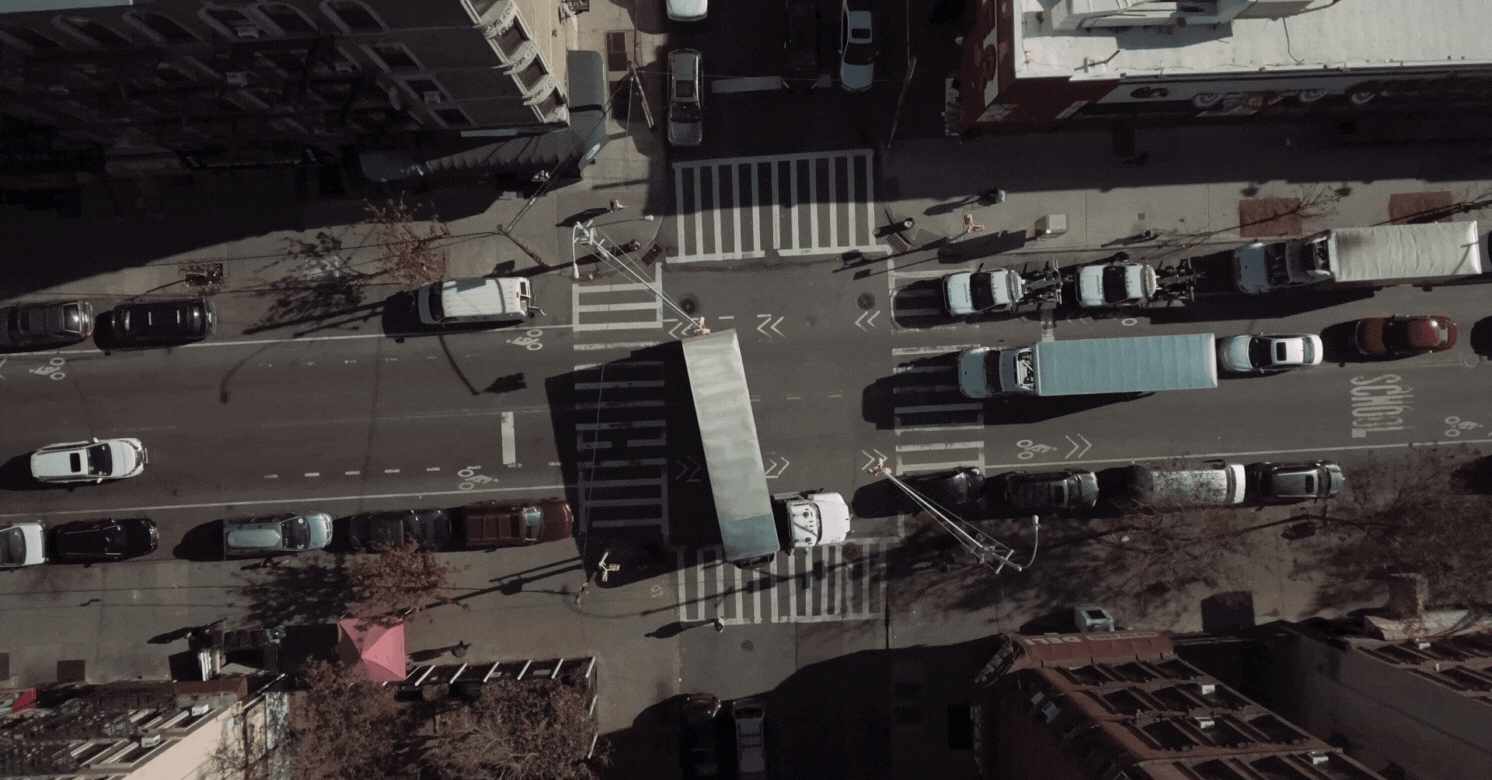 Truck Turning Color Grade 4K