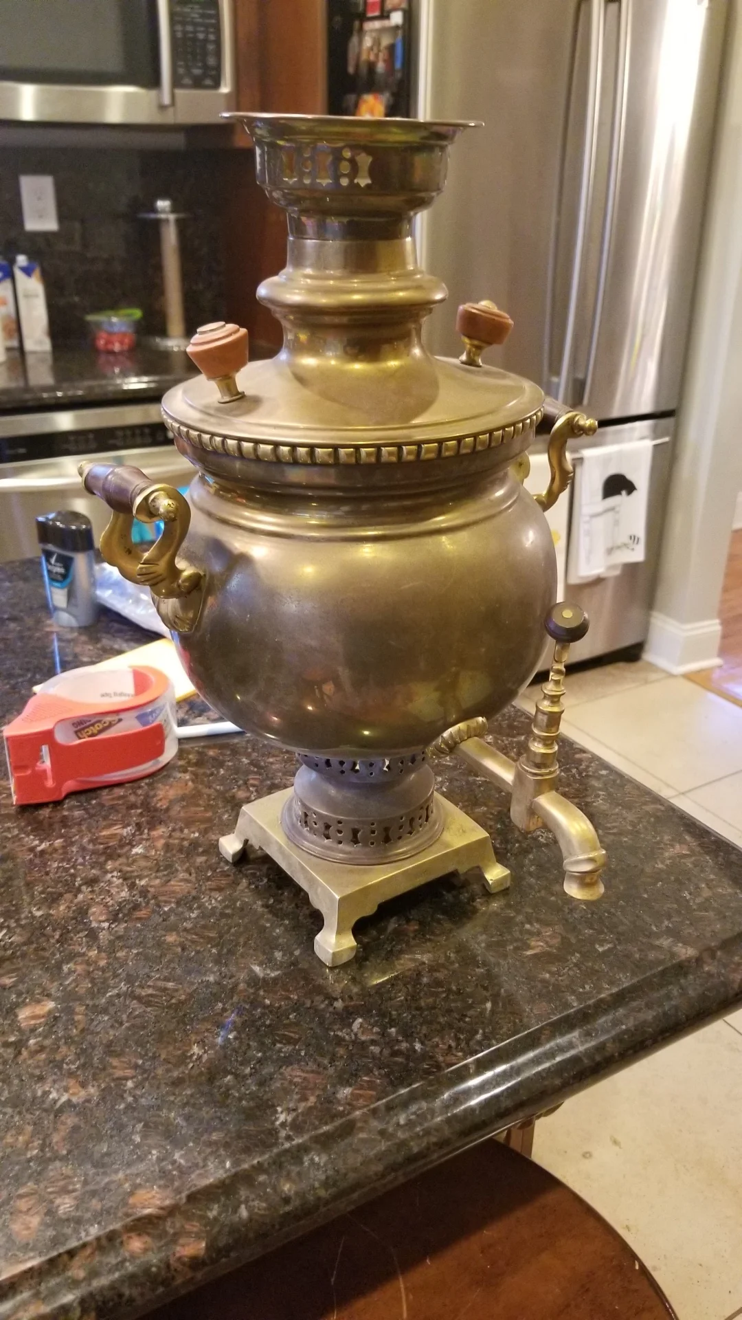 Samovar before distressing.