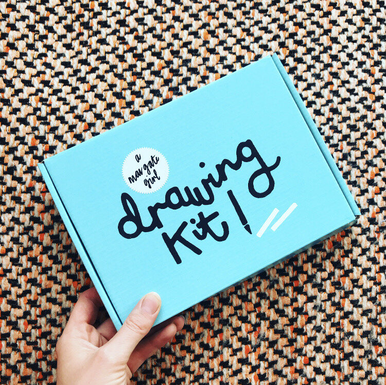 Sketchbook Drawing & Online workshop Kit — Margategirl