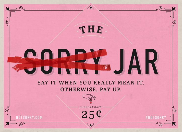 Women's Day Not Sorry Label2