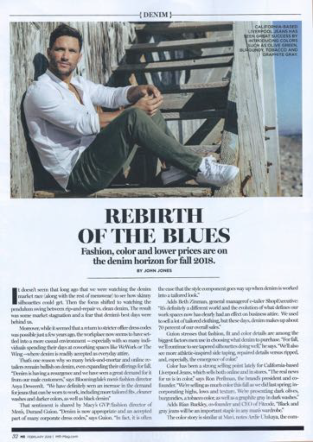Denim's New Horizon for MR Magazine — John Russel Jones Fashion Editorial