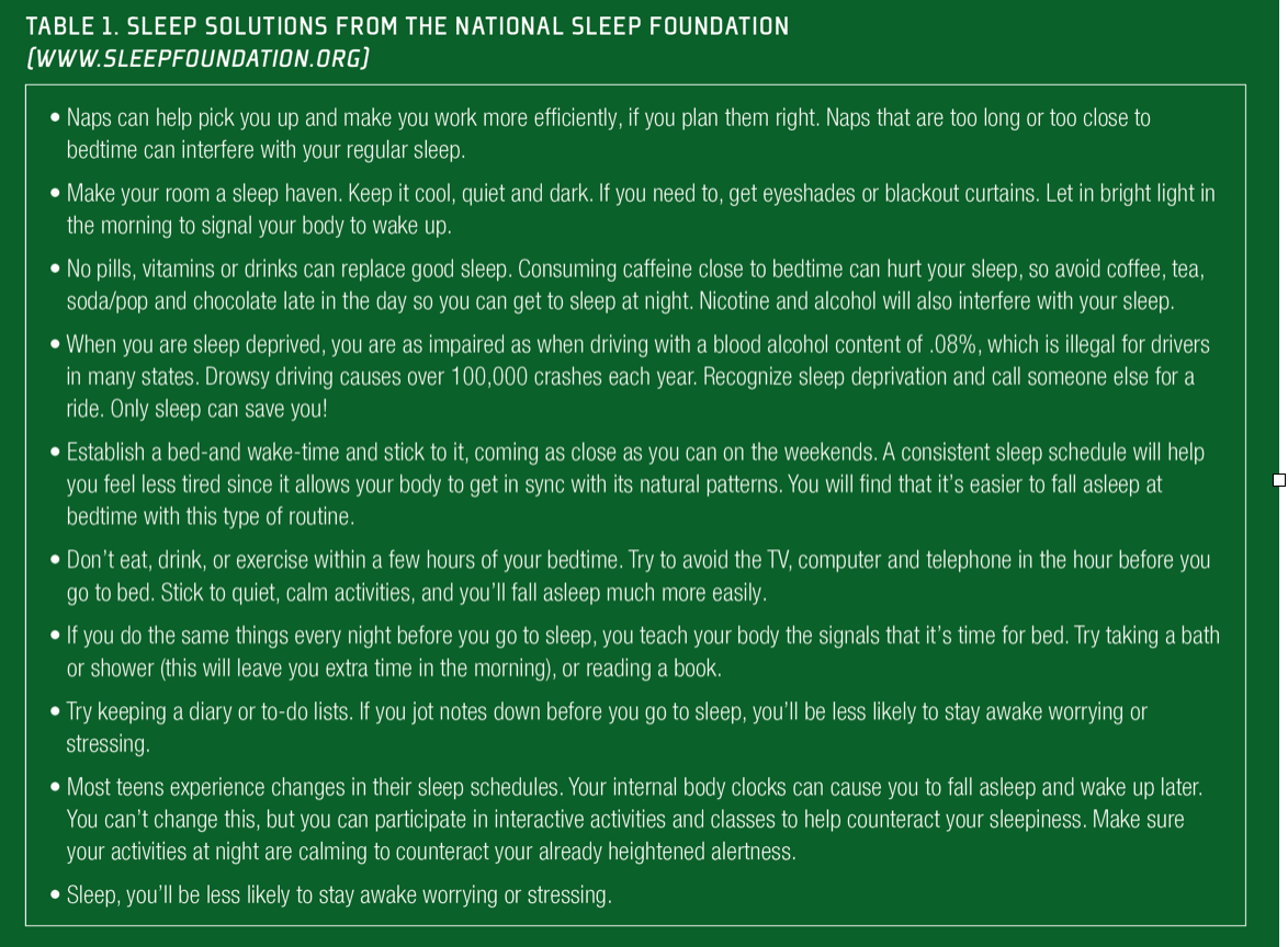 Tips And Pointers From The Sleep Foundation