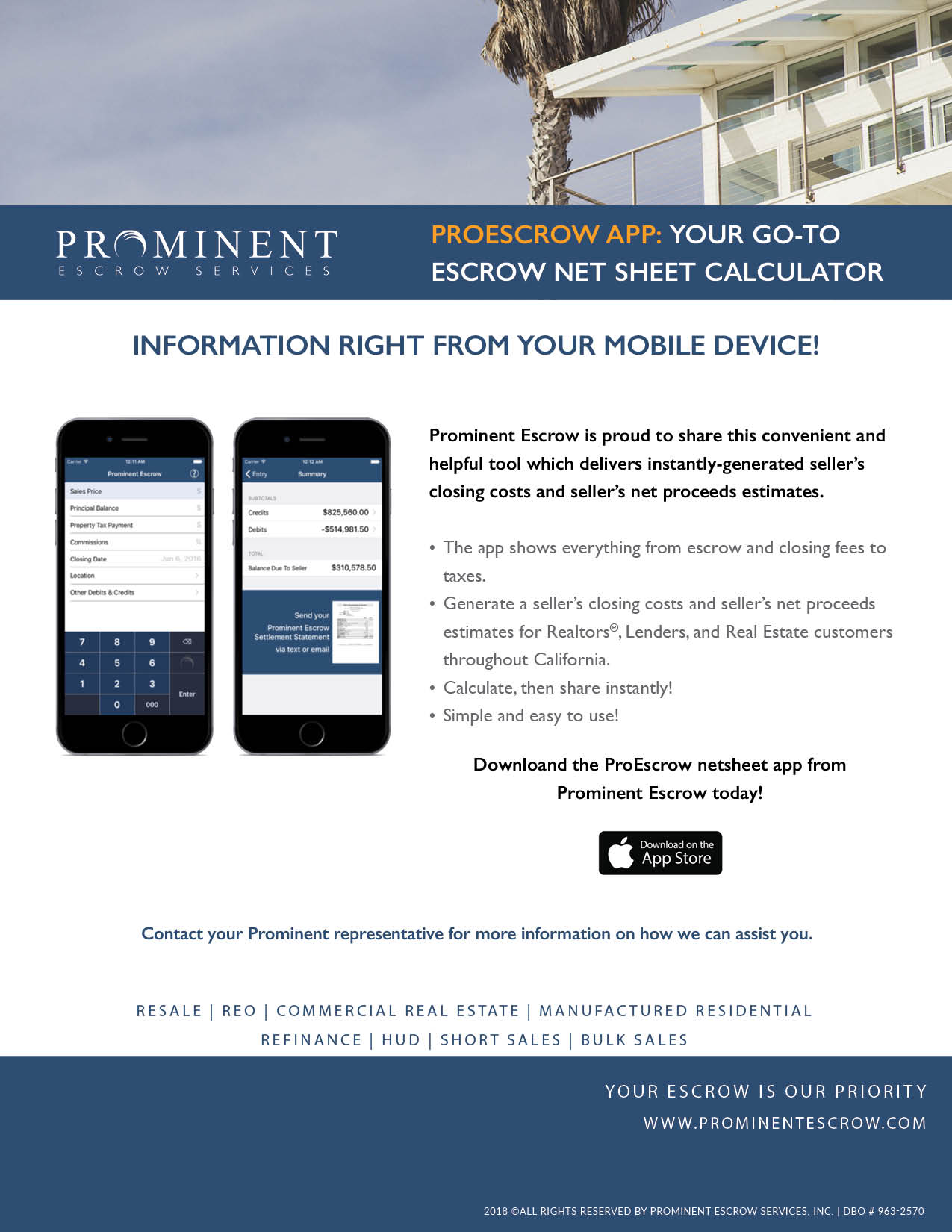 ProEscrow Mobile App