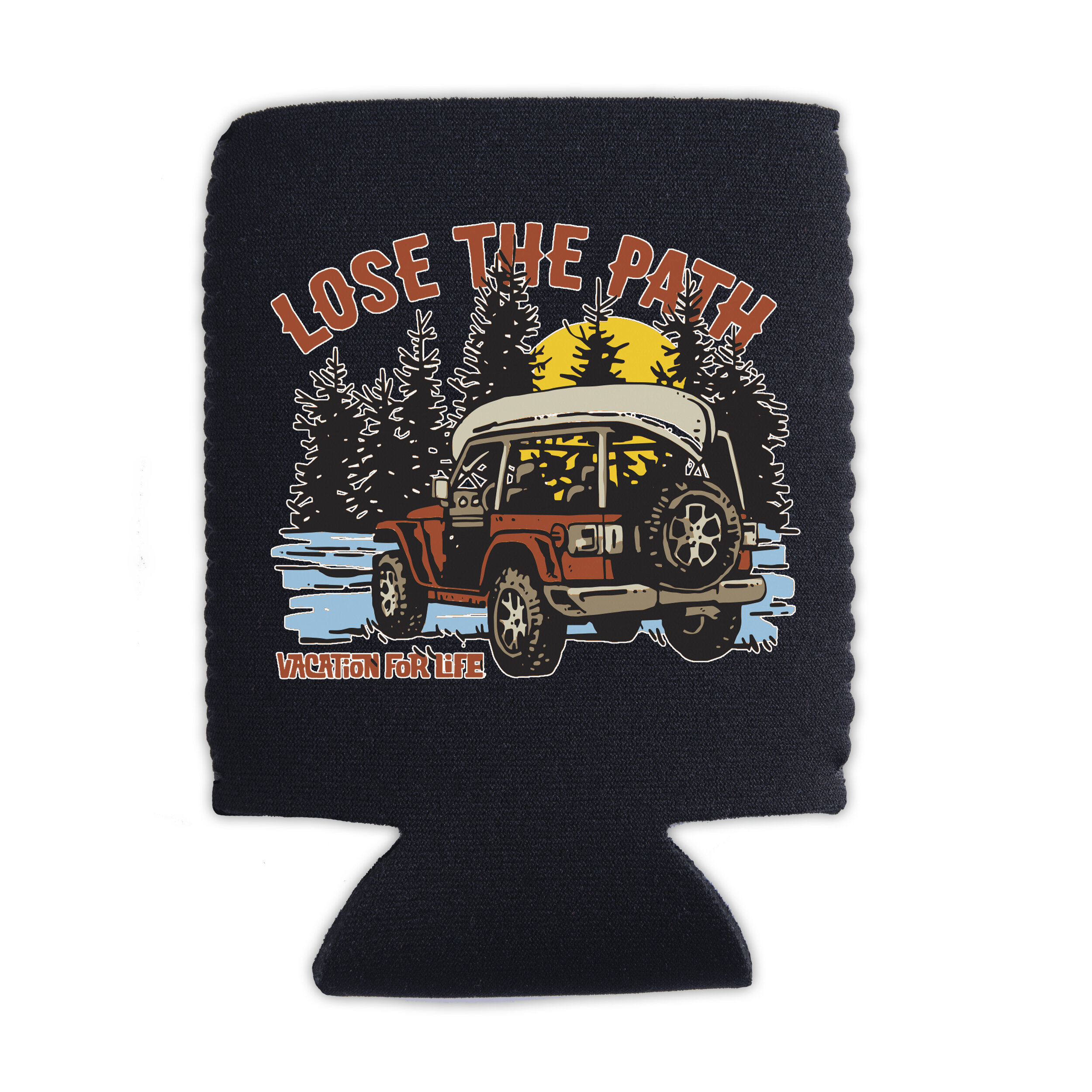 LOSE THE PATH CAN COOLER - BLACK
