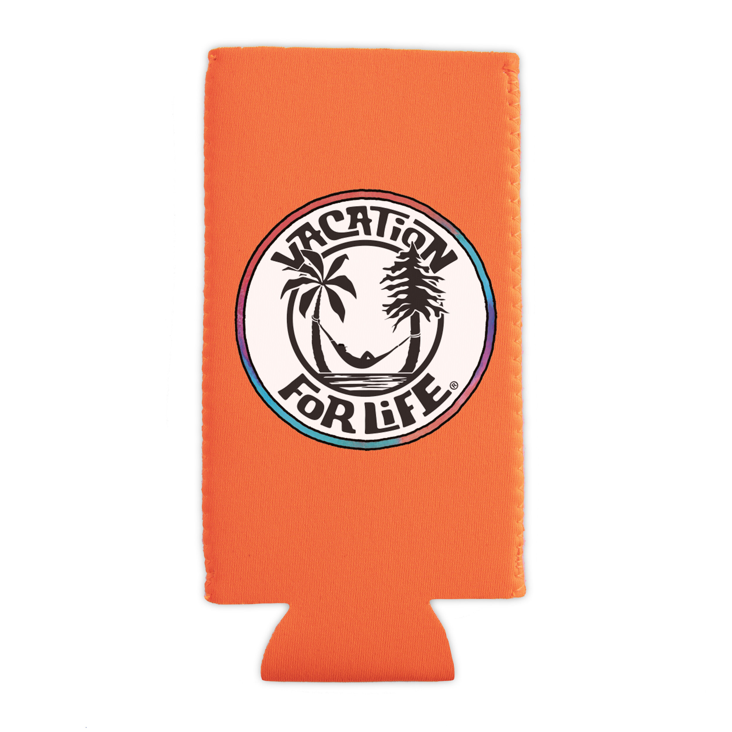 NEON TALL CAN COOLER - ORANGE