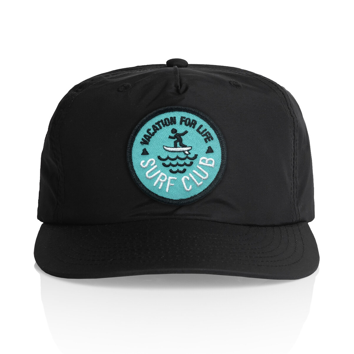SURF CLUB WATERPROOF HAT - BLACK