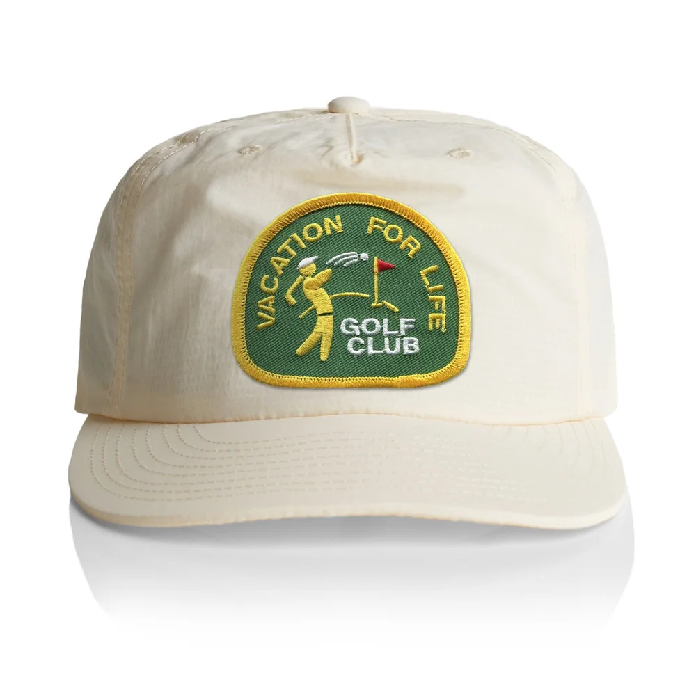 GOLF CLUB WATERPROOF HAT - BLACK | Vacation for Life Clothing