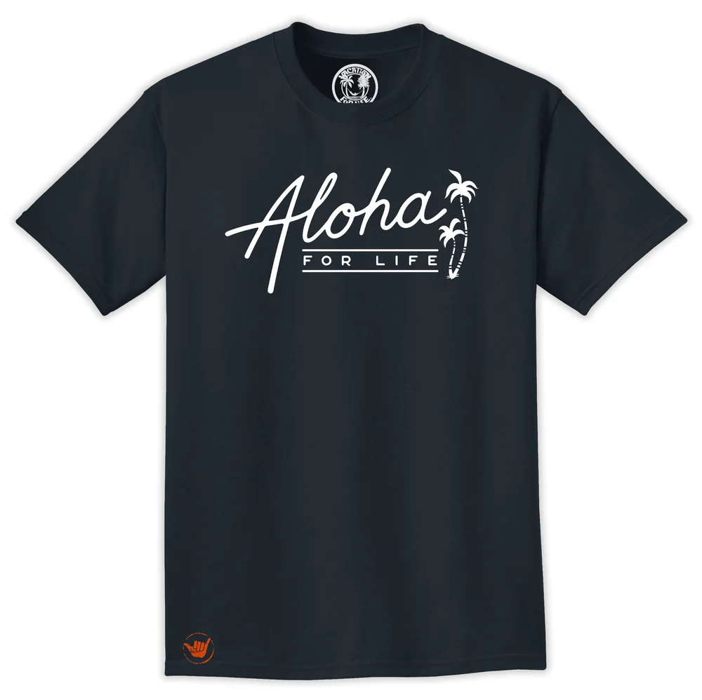 AFL LOGO TEE - NAVY | Vacation for Life Clothing