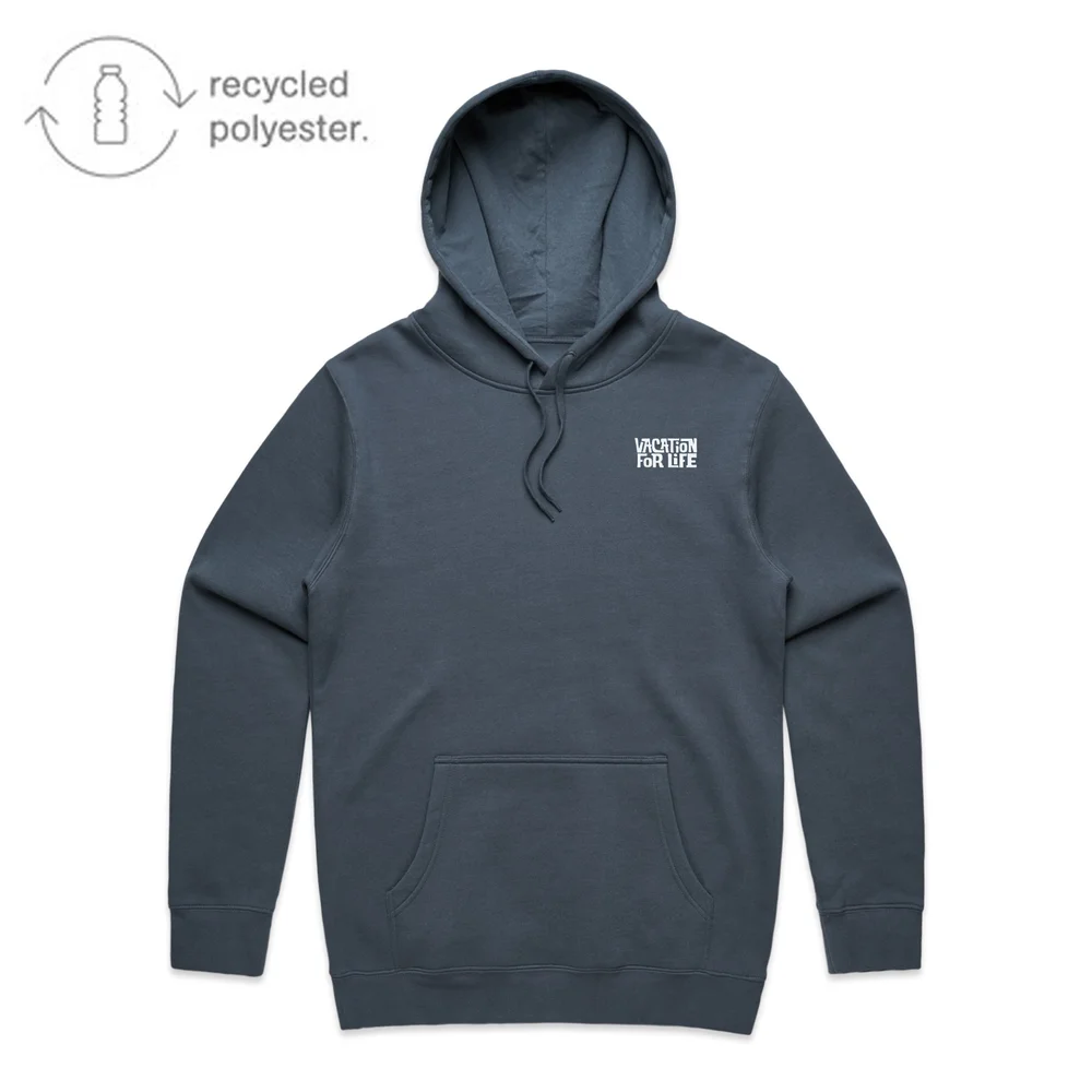 ESSENTIAL HOODIE PETROL Vacation for Life Clothing