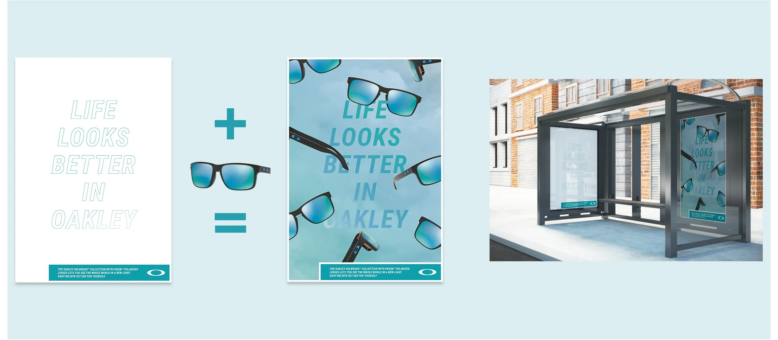 We expanded on the idea by creating OOH ads made from their polarized lenses, giving people a taste of what they were missing out on. 