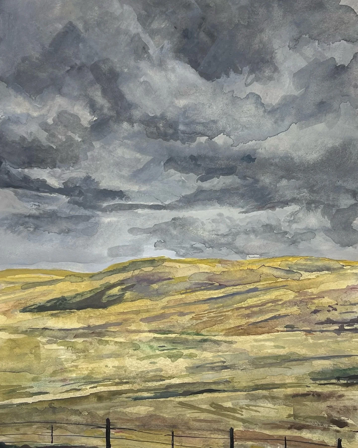 sketchbook painting work in progress 

Artist must create 

#land #landscape #sky #clouds #watercolor #watercolorpainting #field #coldpress #imagination #painting #gouache #gouchepainting #gouacheart #outdoors #wind #trees #alone #cloud #storm #indig