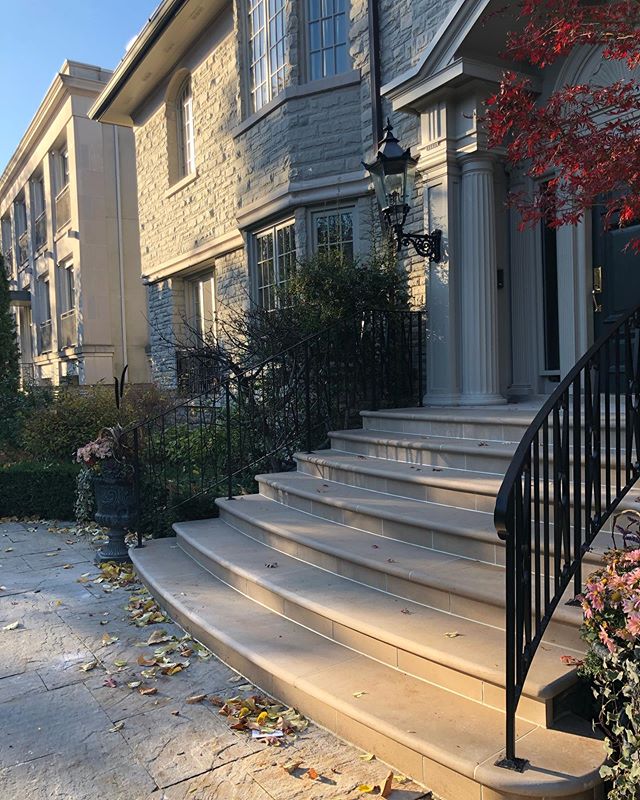 Limestone Steps- Exterior- Toronto- Completed Oct/19