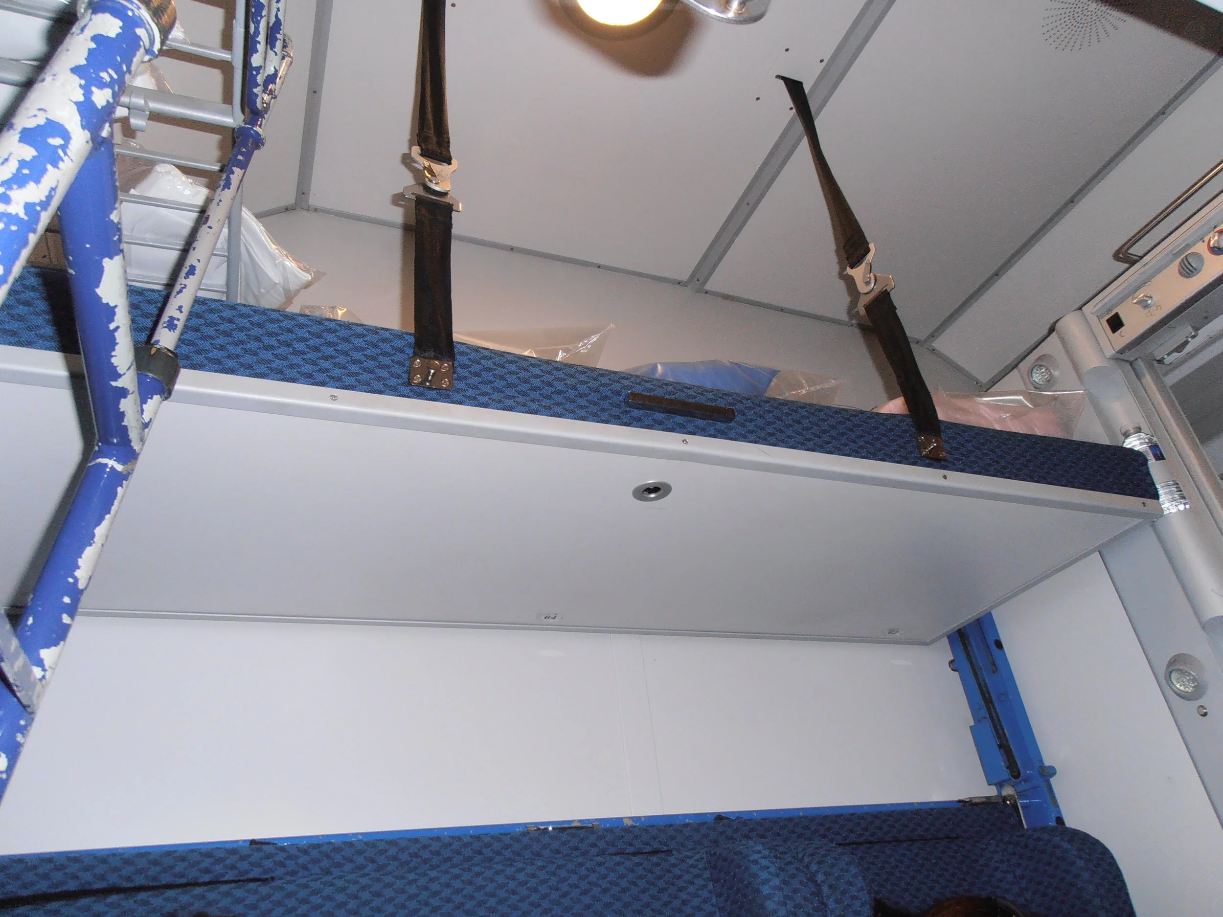 Our beds for the night... (Paris to Venice train)
