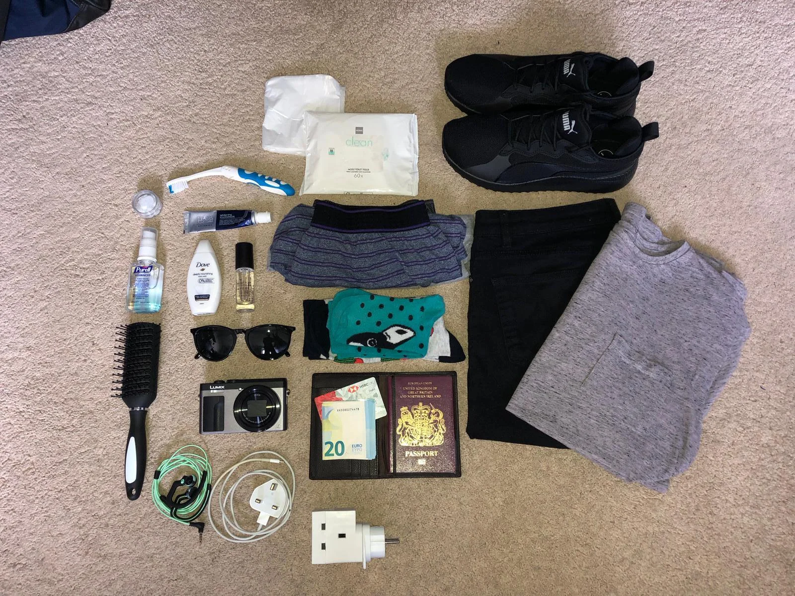 How to actually pack light