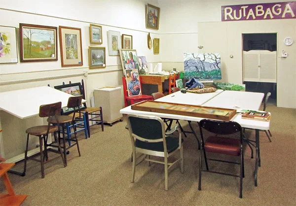 Our current studio work space - plenty of room for classes!