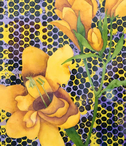 Karen, dotted yellows.jpg