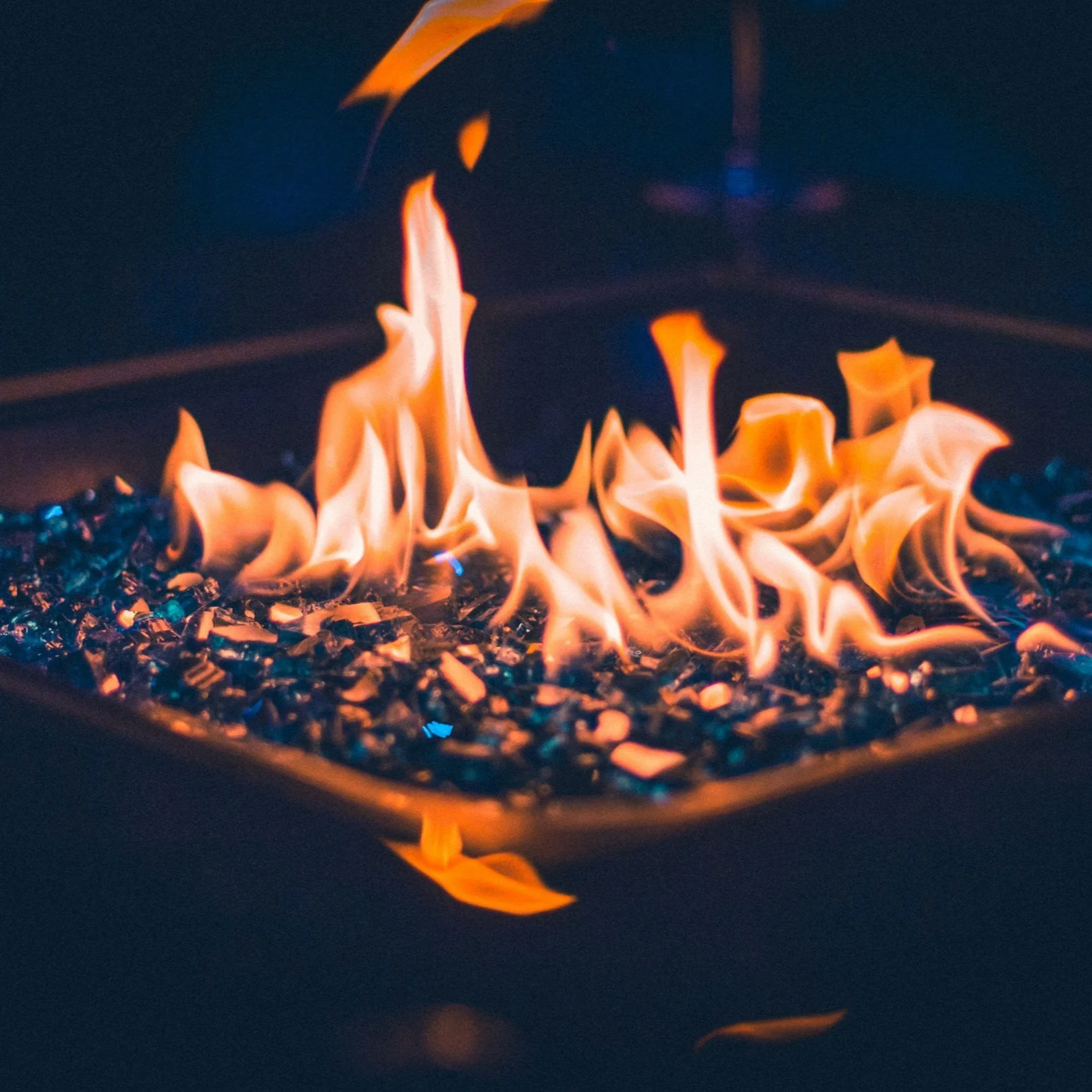 Creating a Dazzling Fire Pit With Vibrant and Reflective Fire Glass