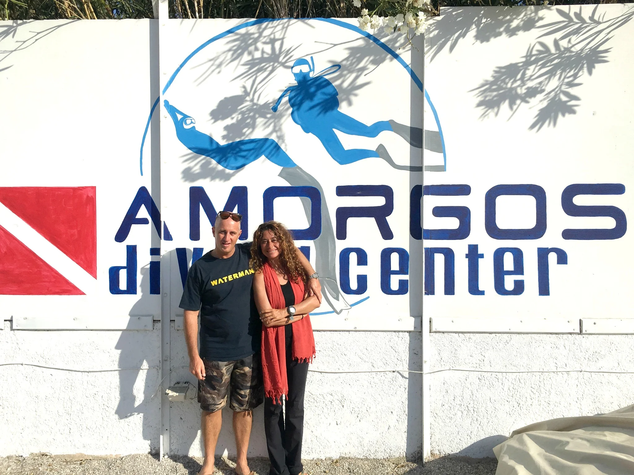 Sol and Jeremy, Amorgos Greece