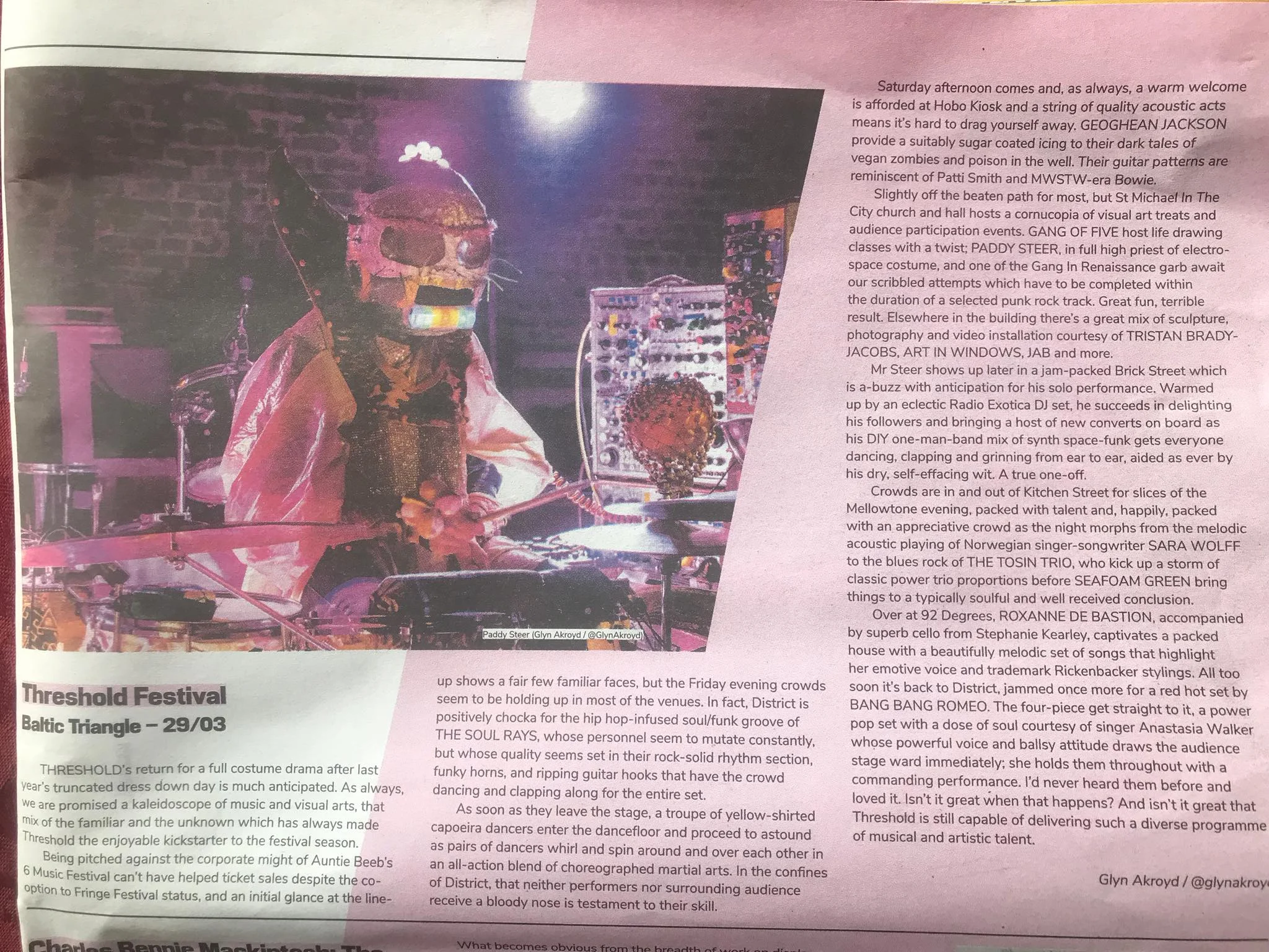 Bido Lito! review - Gang of Five at Threshold Festival 2019.