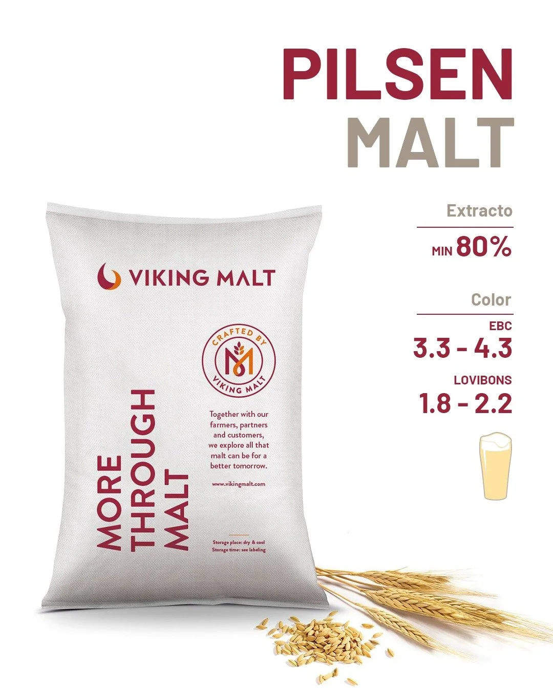 Una malta base para todos los estilos. 🌾

Con el cl&aacute;sico sabor maltoso, ligeramente a nuez y dulce. 🥜 Es una malta excelente para todo tipo de cervezas, con el rendimiento y el car&aacute;cter ideal para llegar a resultados homog&eacute;neos