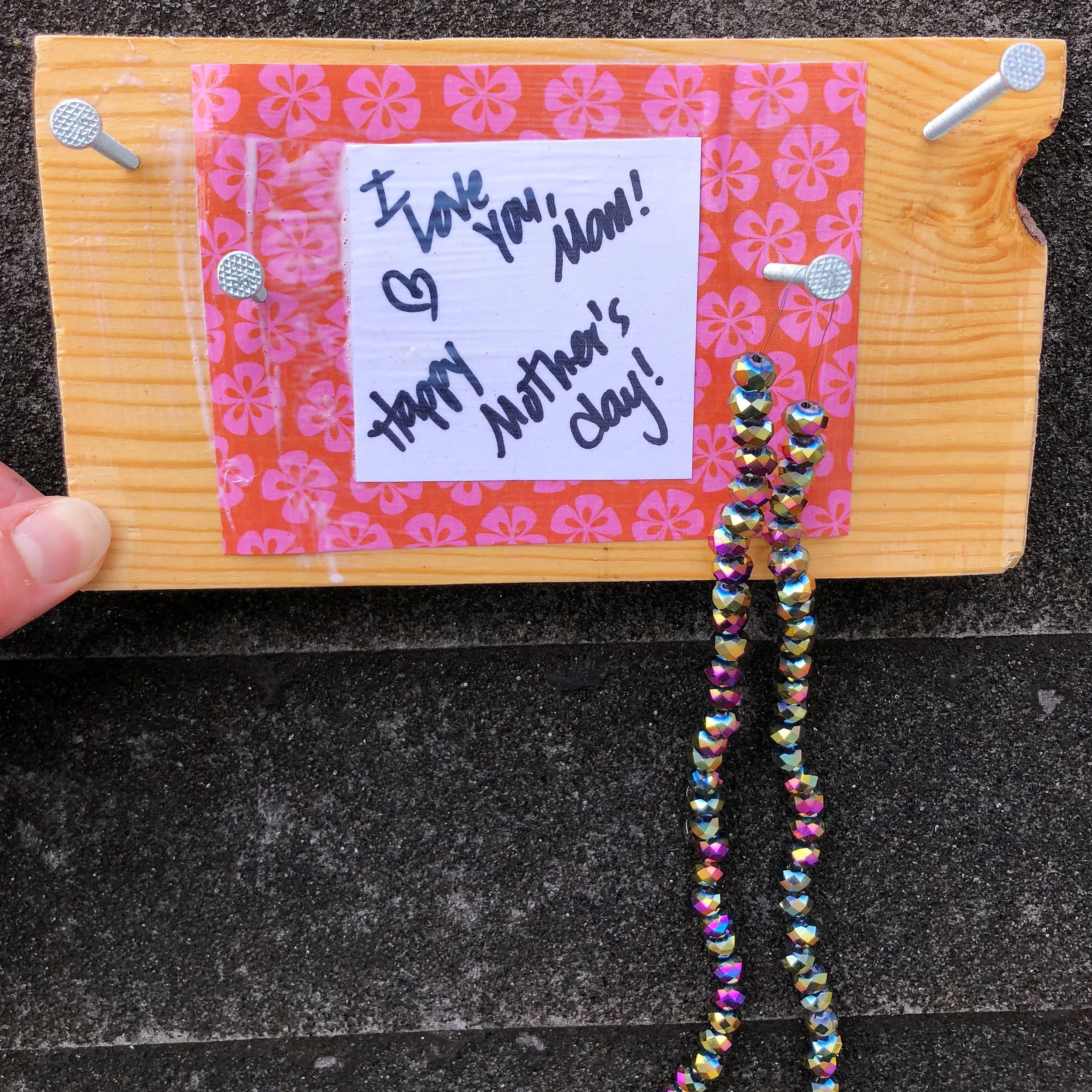 Jewelry Rack Craft- Quick and Easy Mother's Day Gift