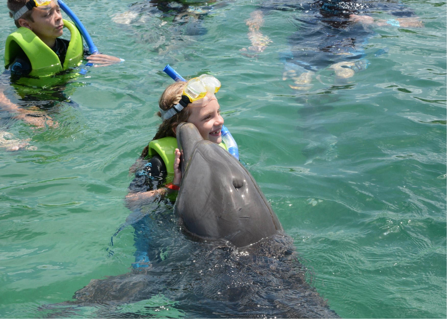 hallie dolphin kiss.jpg