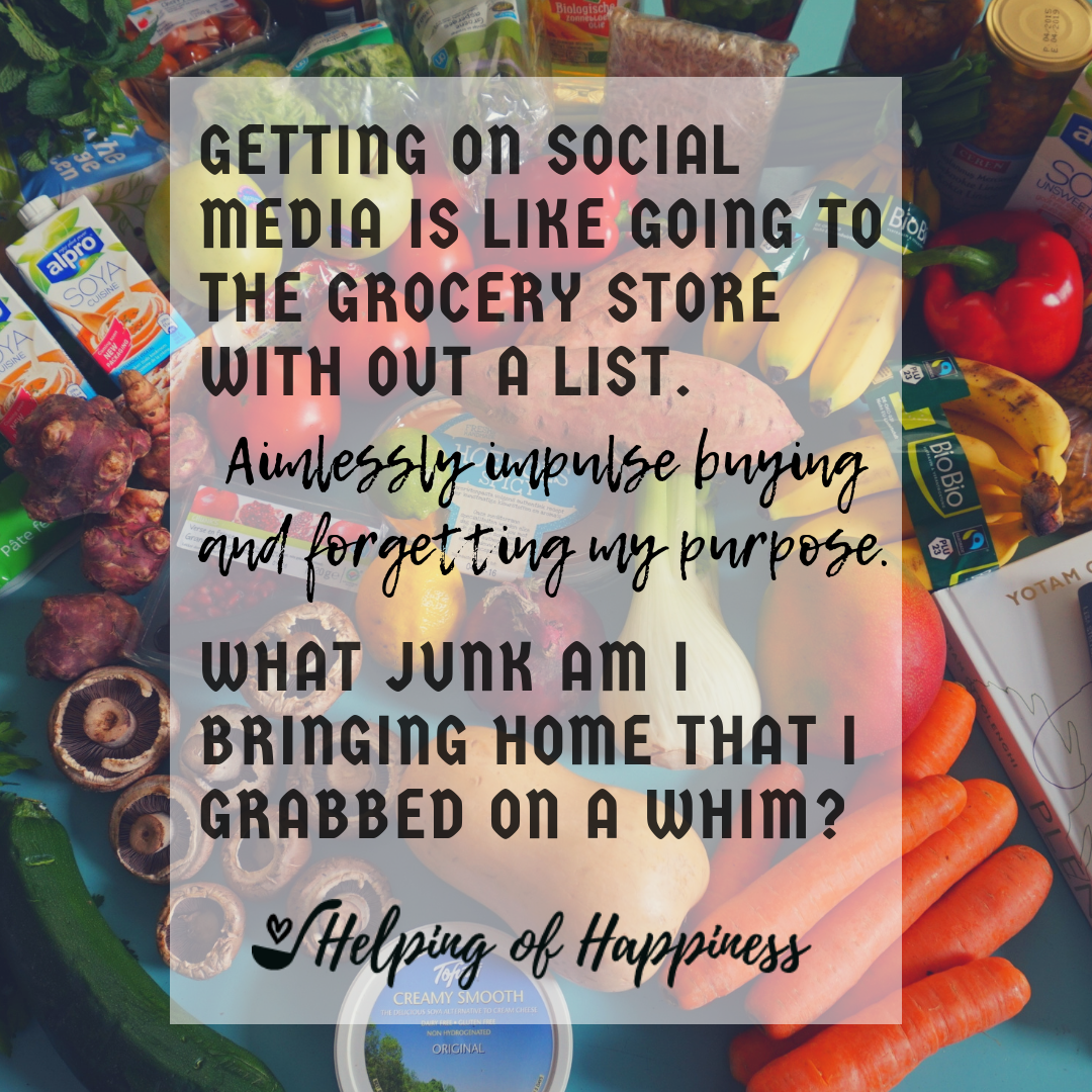 Social Media is like a Trip to the Grocery Store