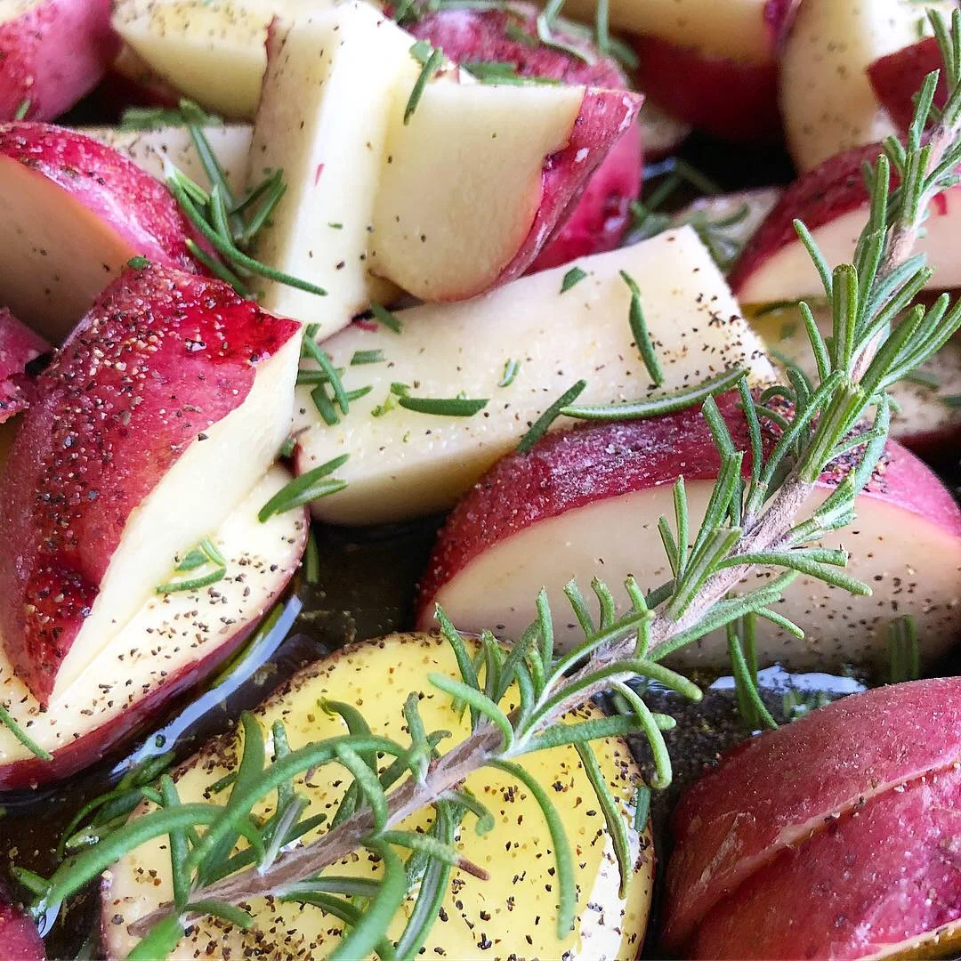 Red Potatoes Roasted with Rosemary