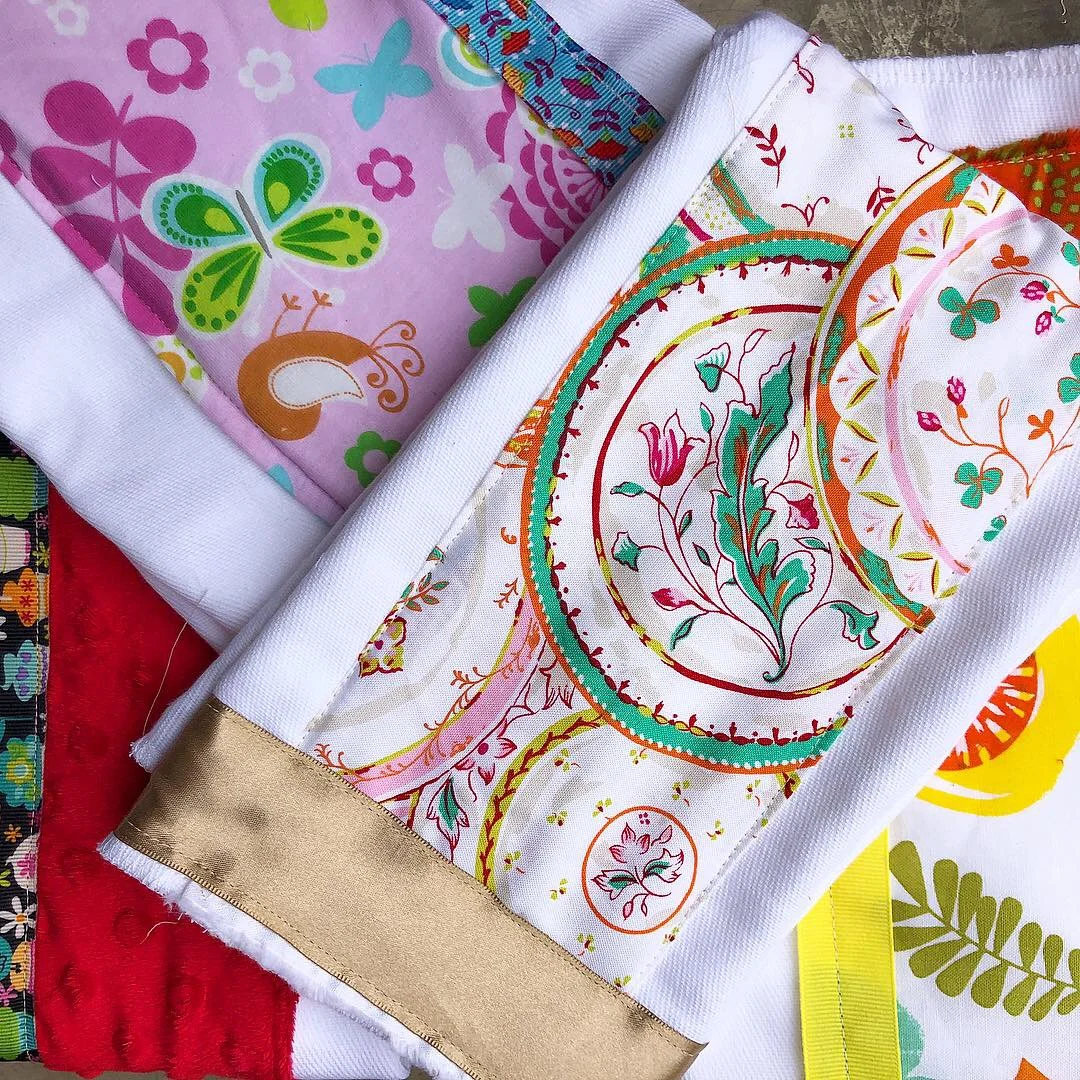 Dressing Up Burp Cloths For Baby Gifts