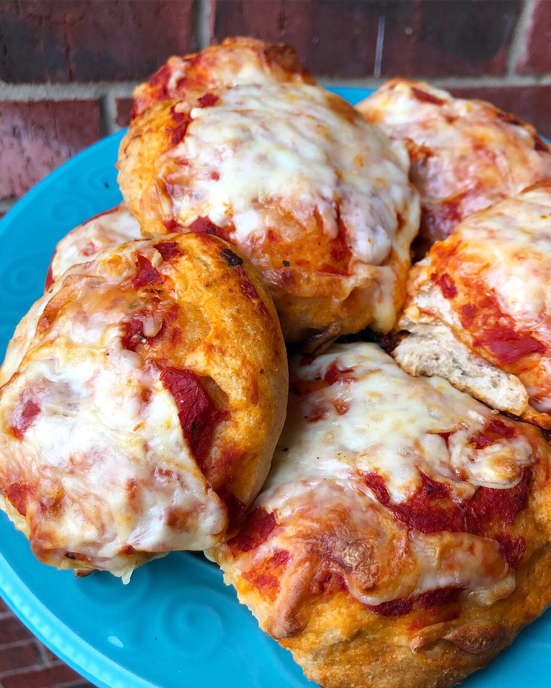 Mini Cheese Pizzas with Homemade Crust