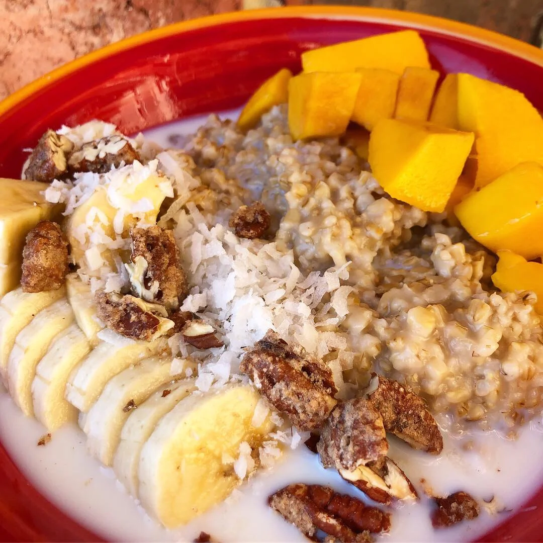 Mango Coconut Oatmeal