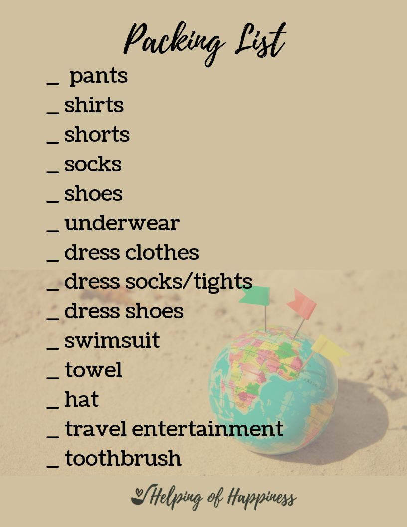 10 simple steps how to pack for vacation with a big family helping of happiness