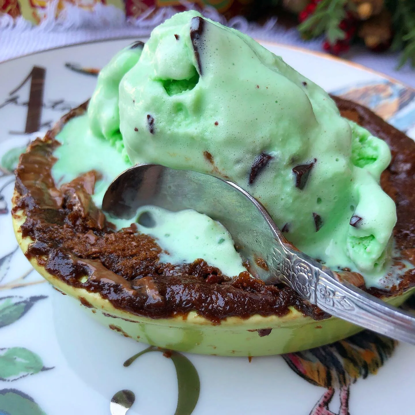 Andes Mint Chocolate Chip Pizookies
