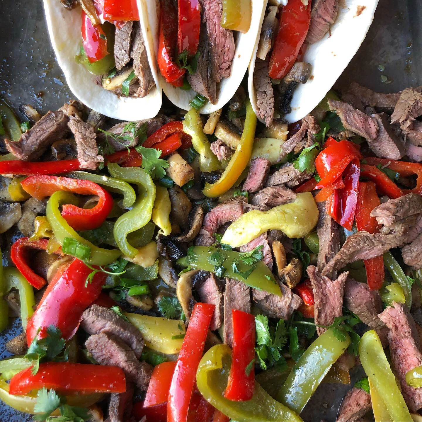 Steak Sheet Pan Fajitas