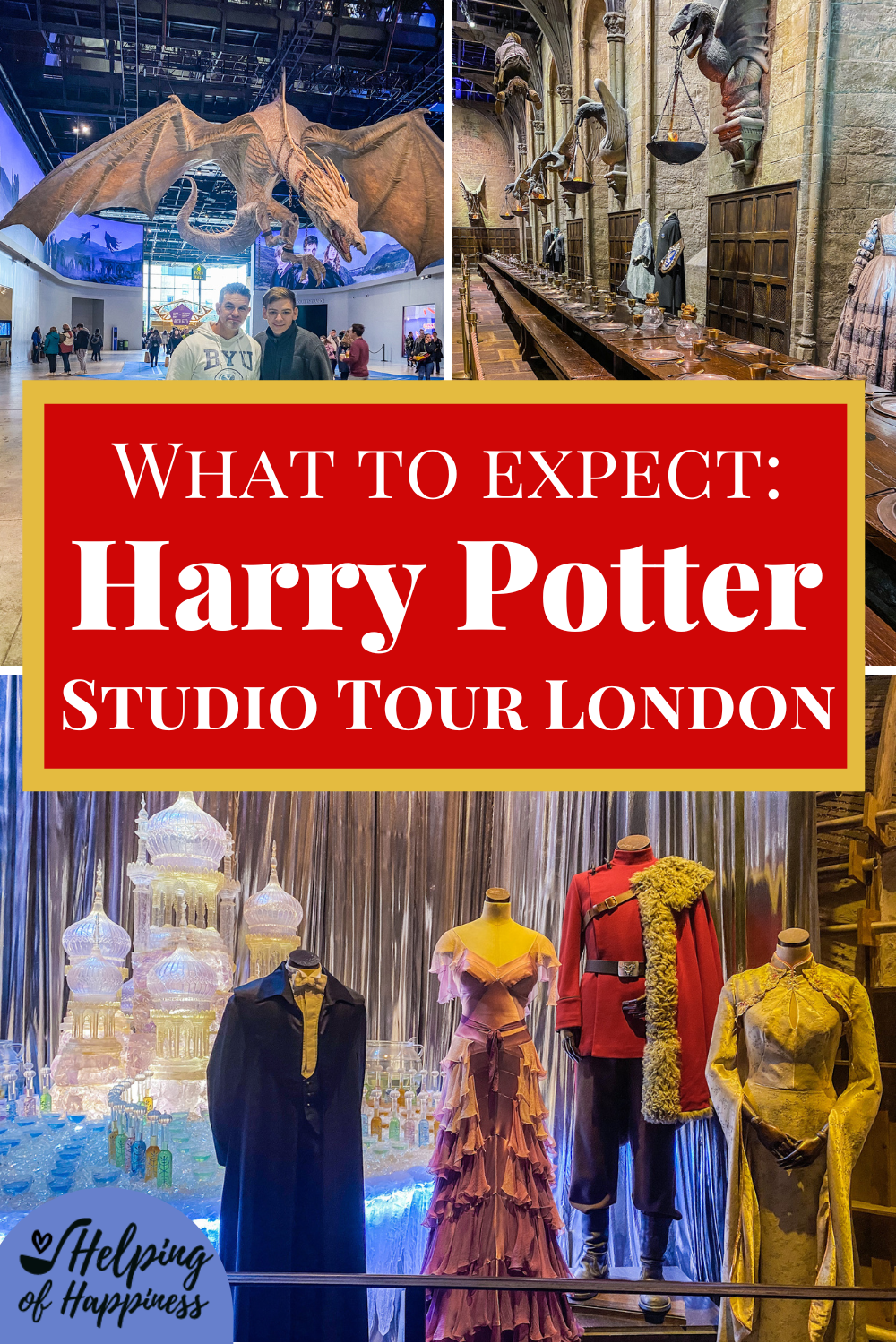 FULL HARRY POTTER STUDIO TOUR & PROPS - LONDON