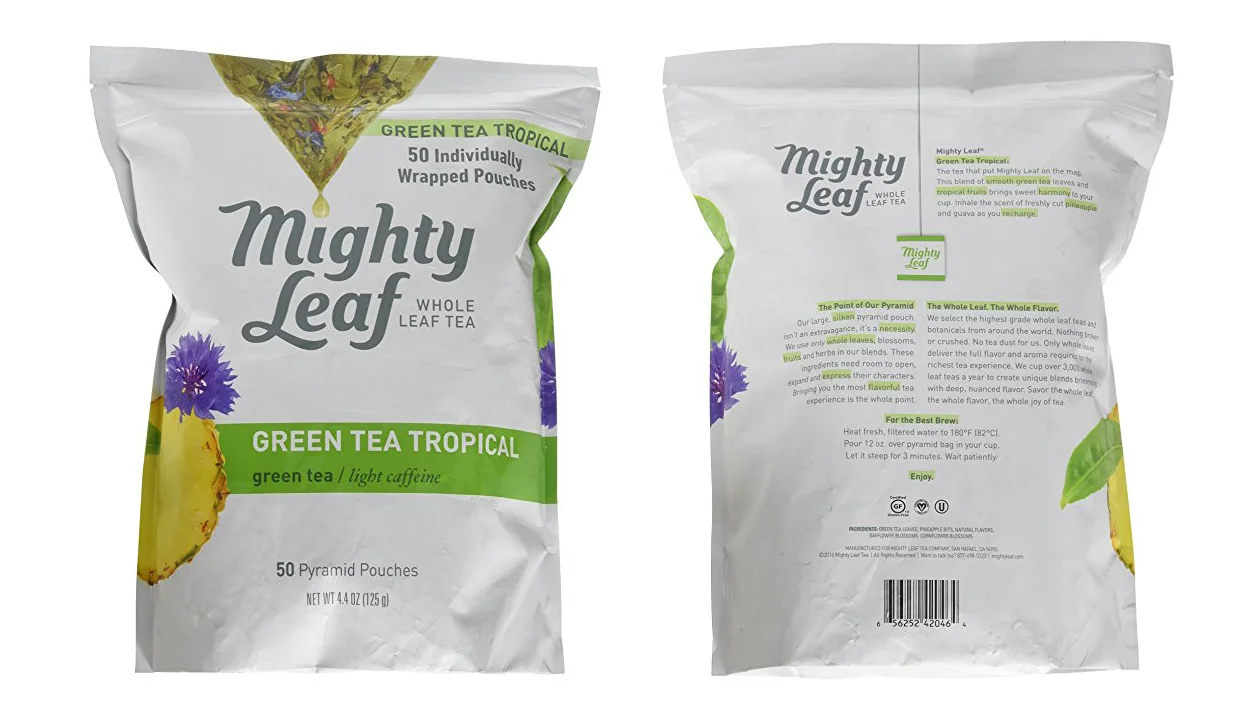 Green Tea Tropical Bag for Amazon