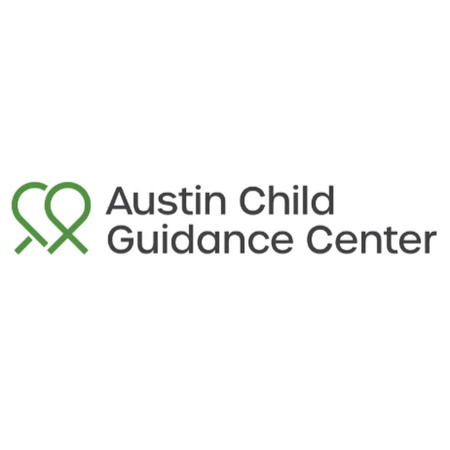 This is a logo for Austin Child Guidance Center with whom we have a partnership with serving those families in Pflugerville, Round Rock, and Austin Texas.