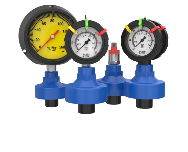 AWM INSTRUMENTS - OBS-DGO Series Double Side Plastic Pressure Gauge