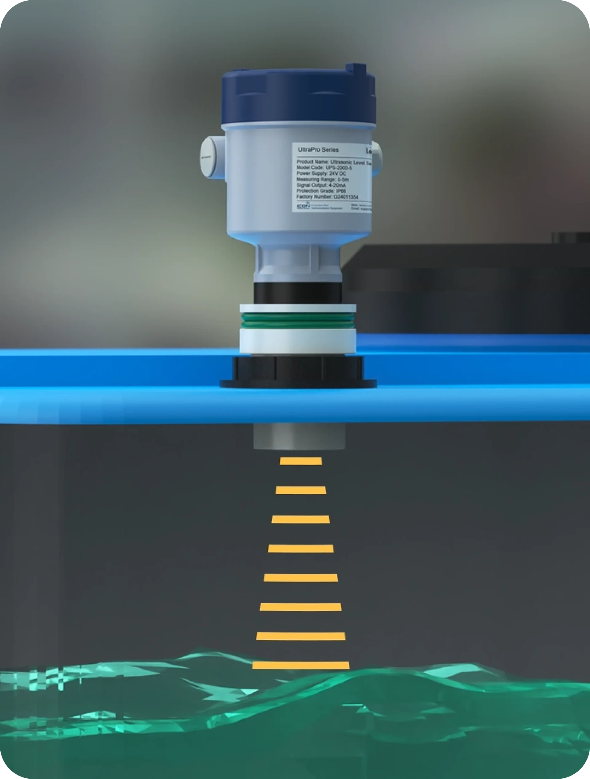 Ultrasonic Liquid Level Sensors For Continuos LIquid Measurement