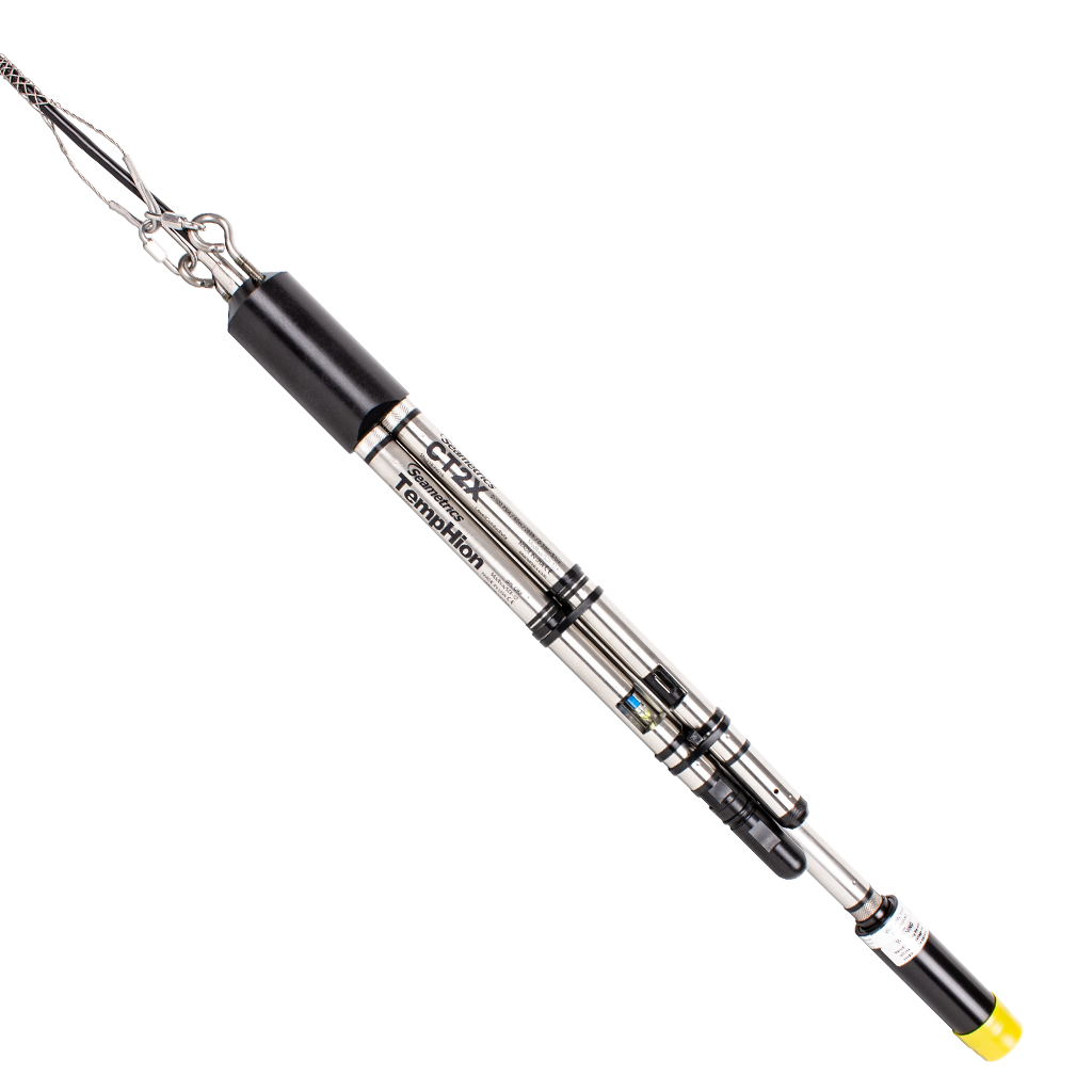 A stainless steel multi-parameter probe for water quality measurement in water or wastewater environments