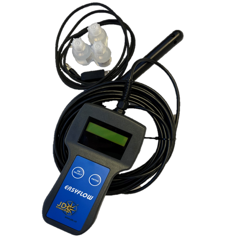 Tracer Dilution Flow Meter for Stream and Open Channel Flow Measurement - EasyFlow - AWM Instruments