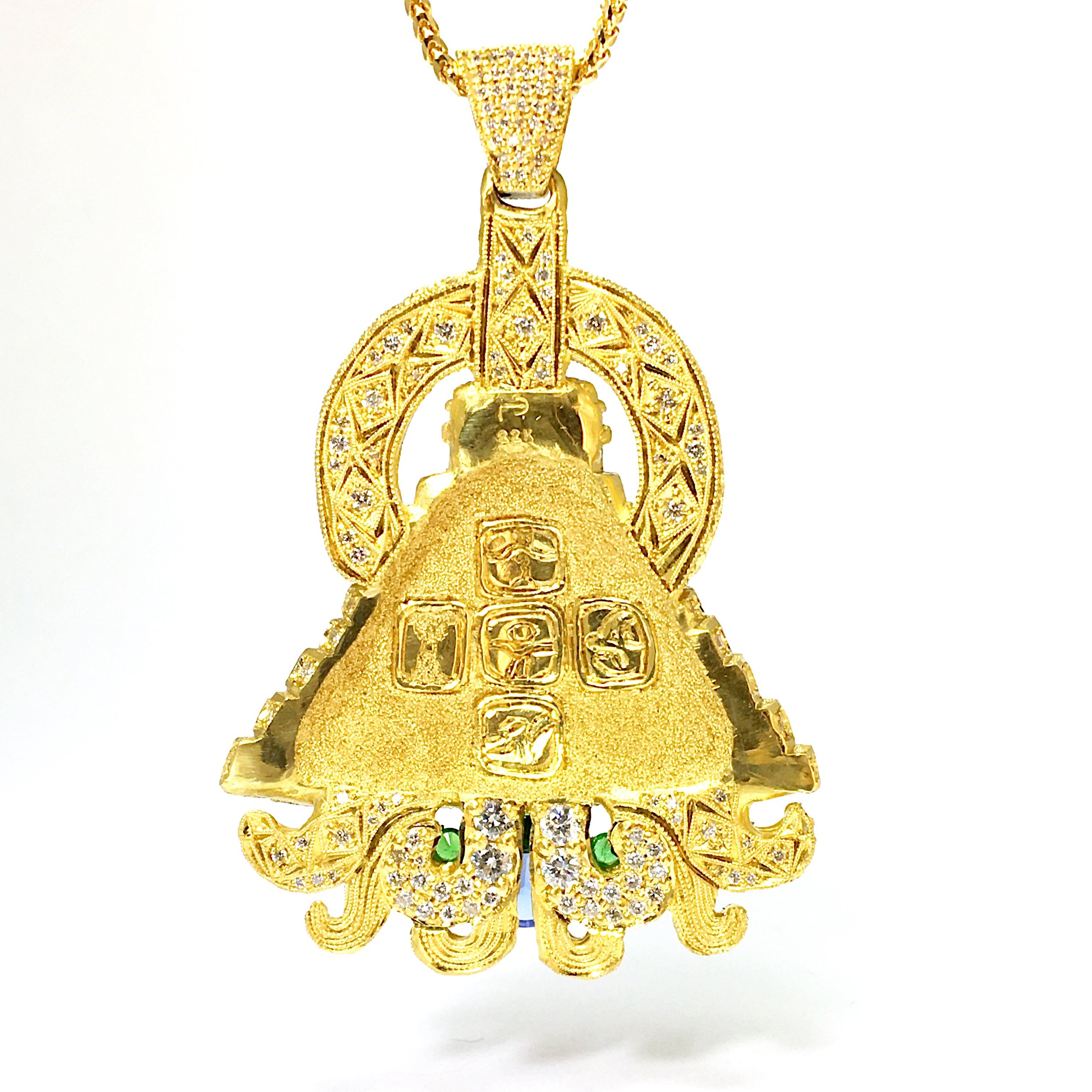 Pyramid Pendant (back view)