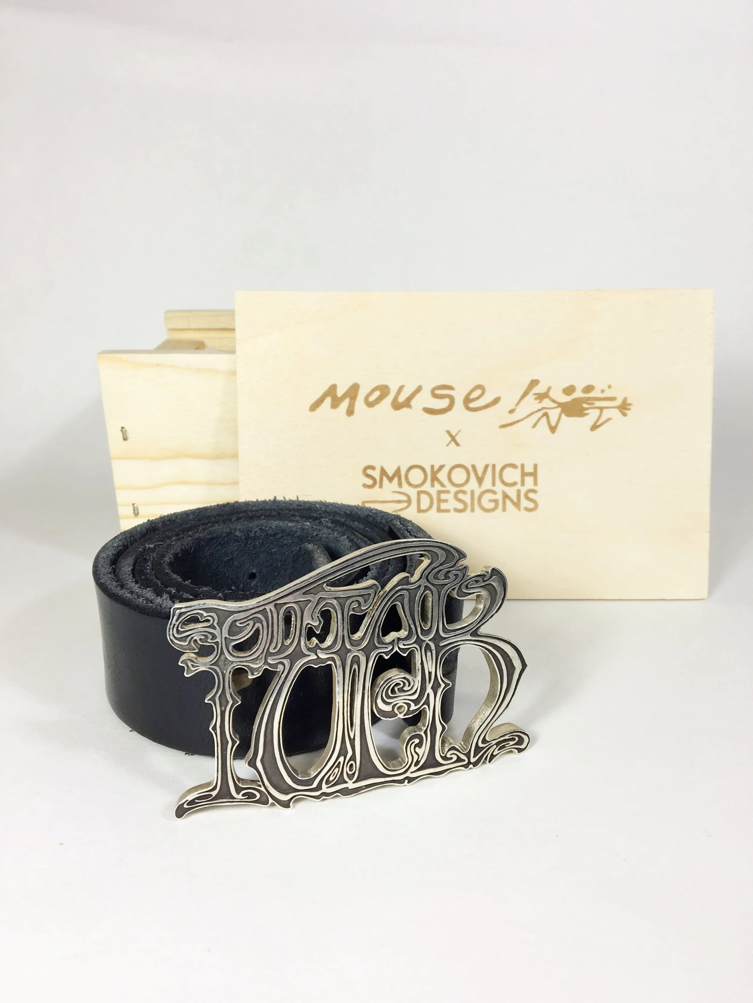 "Fuck" by Stanley Mouse Belt Buckle