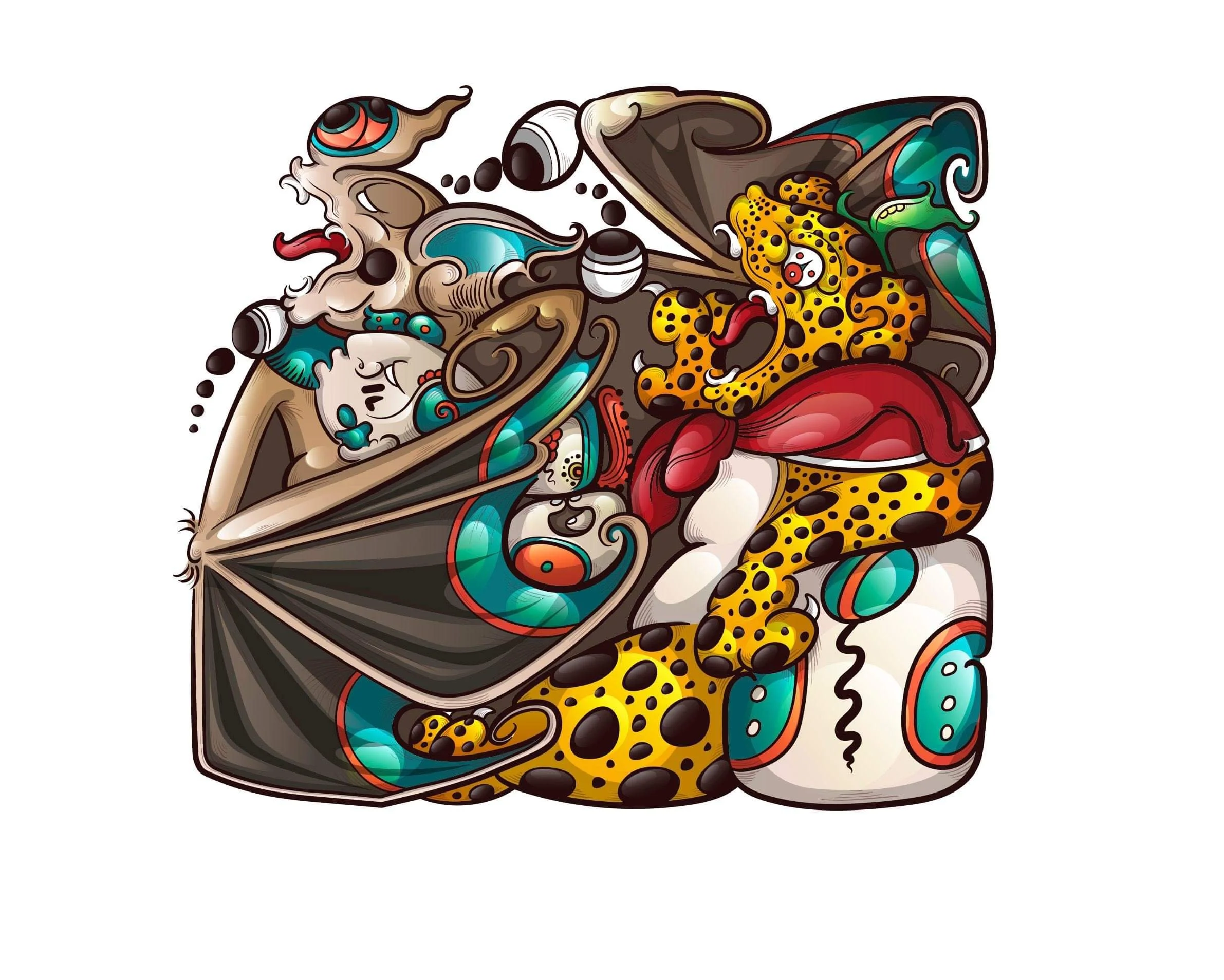 Walter Paz Jol // Custom Glyphs // Xunantunich Wayo'ob Project 