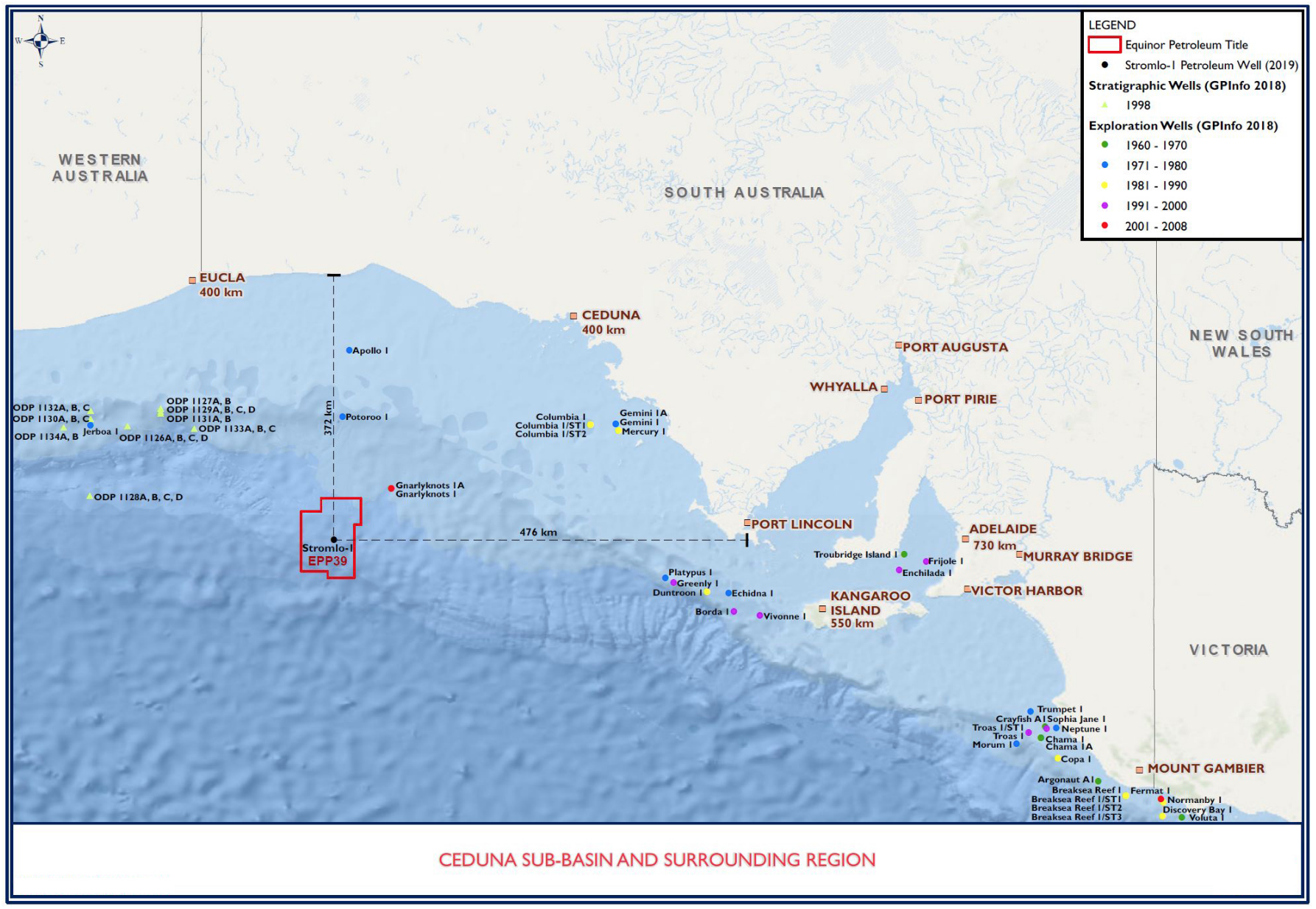 The proposed drilling area.