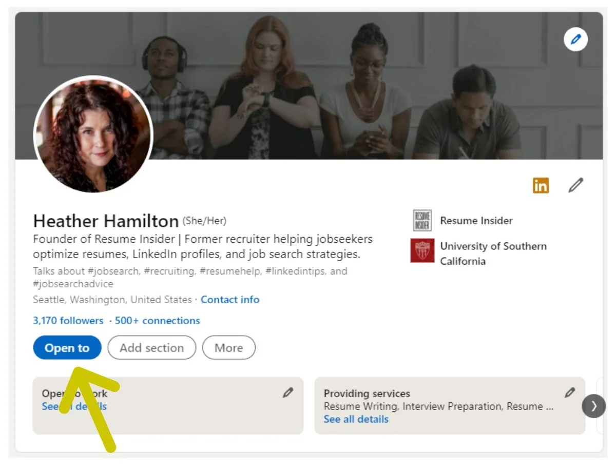 LinkedIn s Open To Work Profile Photo Frame