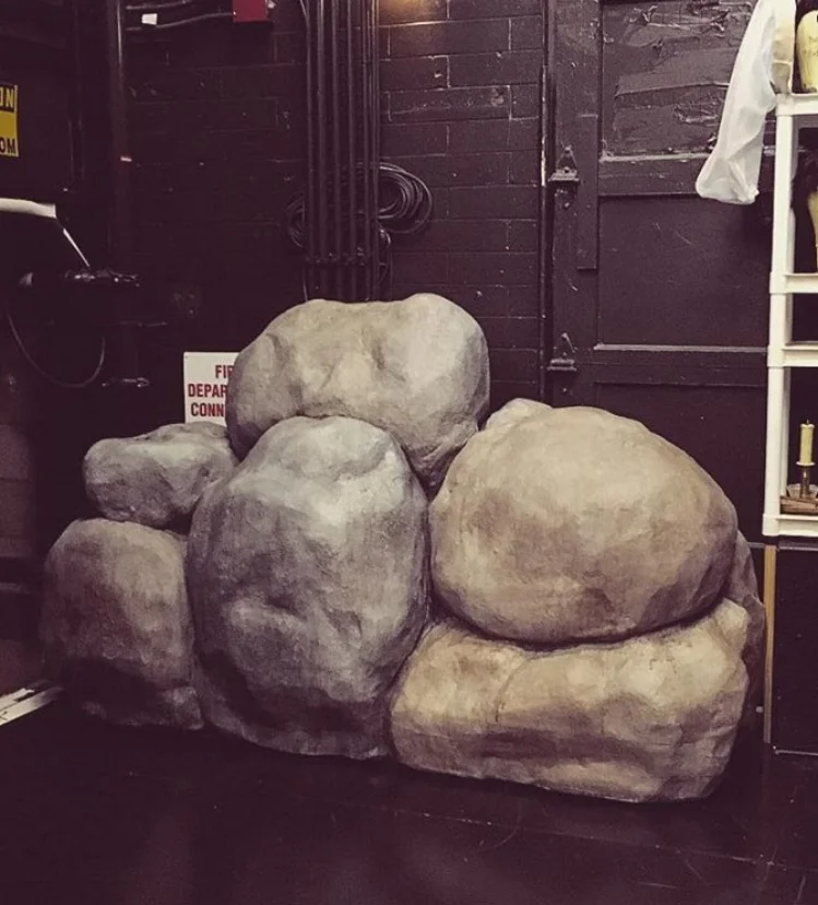Photo Credit Timothy Mackabee, carved foam rock unit