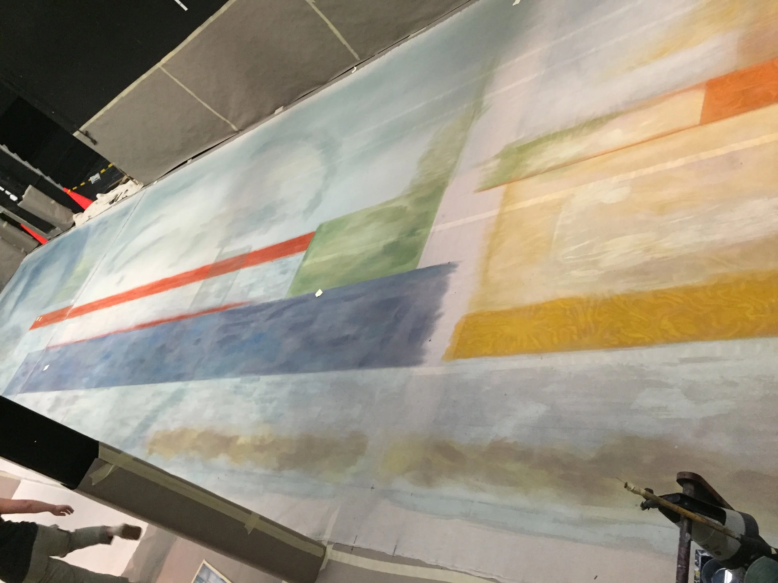 painted scrim