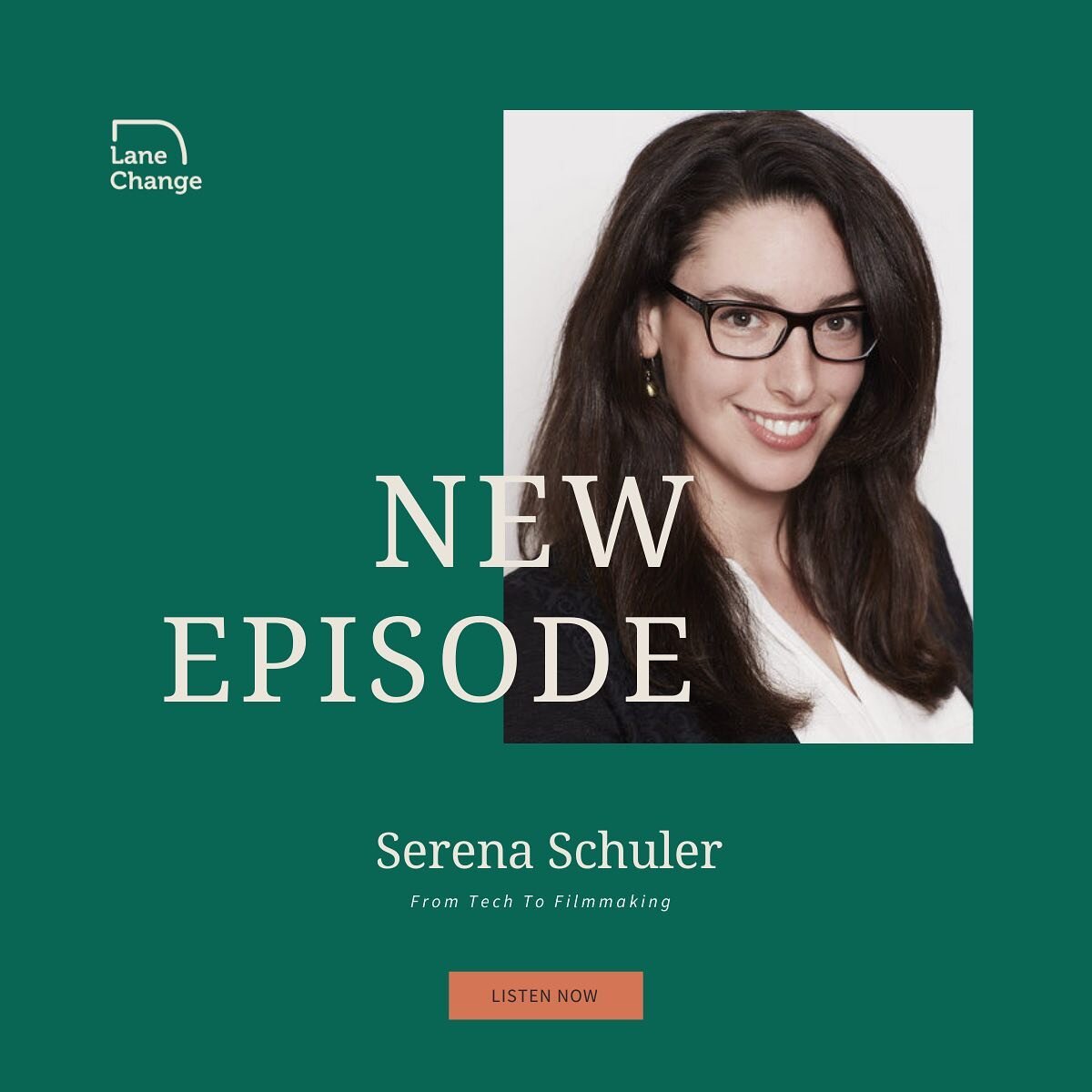Inspiring conversation with @serena_schuler on her journey going from tech to film with @lanechangepod. Hope this encourages people to make their own lane change!  #womenintech #womeninfilm #femaledirector #careerchange #ladyboss #makeithappen #makes