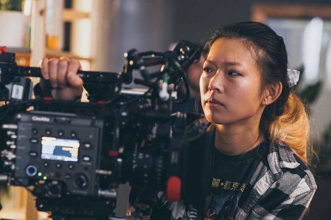 Badass 2nd AC Annie Li wields the Sony Venice on the set of Makeshift Society.  #womeninfilm #womenbehindthecamera #behindthescenes #bts #MakeshiftSocietySeries #makeshifthappen #ifyoucanseeityoucanbeit